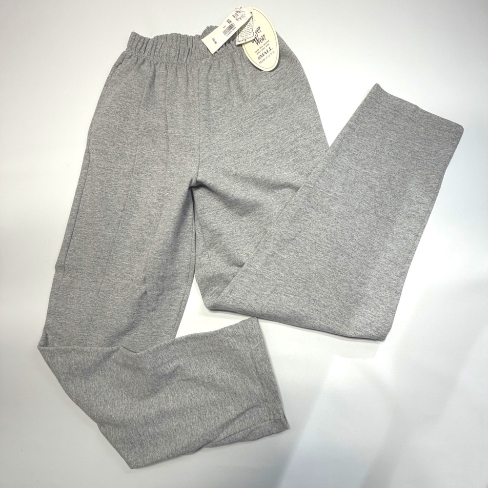 Silver Wear Sweatpants Small Gray | Made in USA | 100%‎ Cotton | NWT